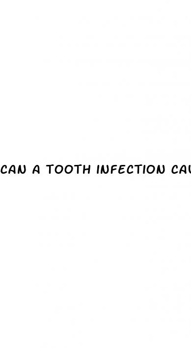 can a tooth infection cause low blood pressure
