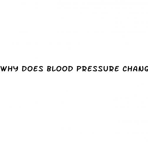 why does blood pressure change with body position