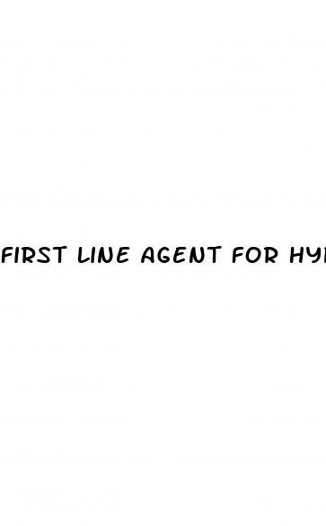 first line agent for hypertension