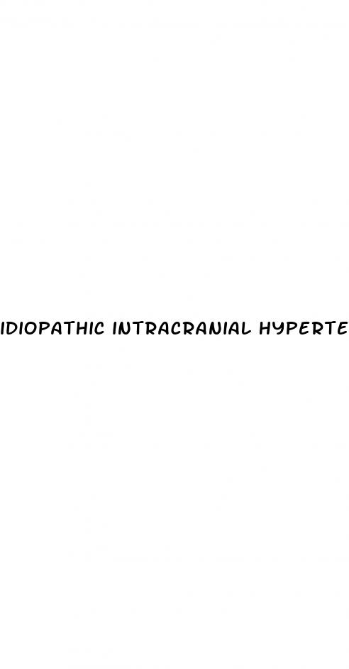 idiopathic intracranial hypertension ct