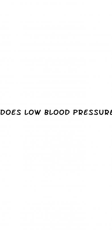 does low blood pressure mean low heart rate