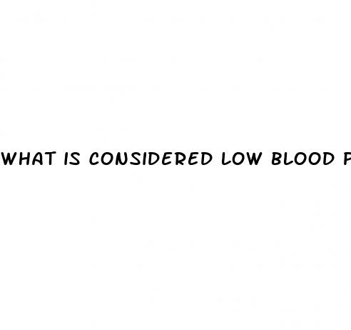 what is considered low blood pressure in women
