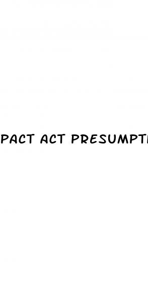 pact act presumptive conditions hypertension