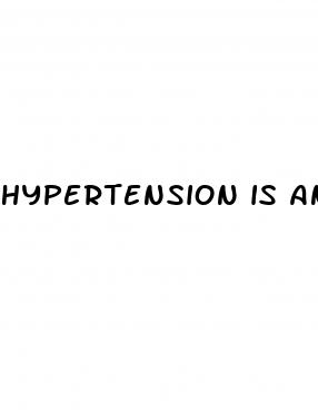 hypertension is another word for