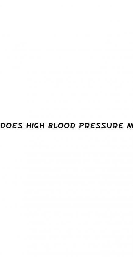 does high blood pressure make you tired or sleep