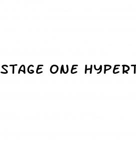 stage one hypertension causes