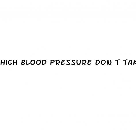 high blood pressure don t take these medicines