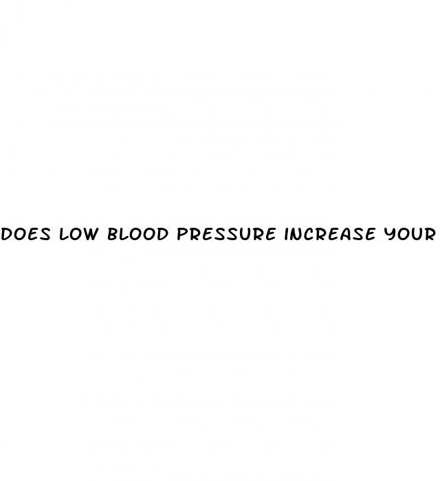 does low blood pressure increase your heart rate