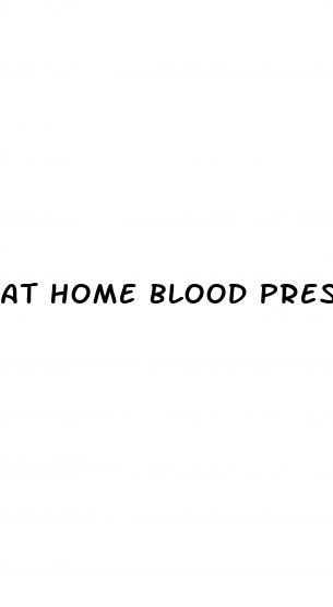 at home blood pressure machine