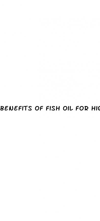 benefits of fish oil for high blood pressure