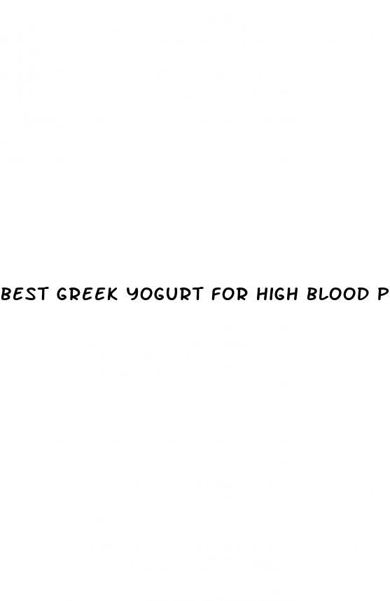 best greek yogurt for high blood pressure