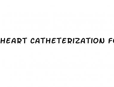 heart catheterization for pulmonary hypertension
