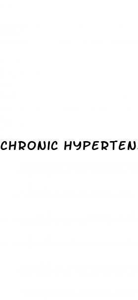 chronic hypertension vs preeclampsia