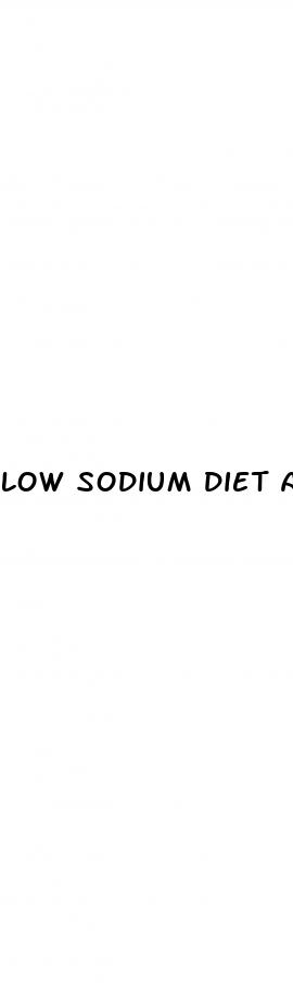 low sodium diet and hypertension
