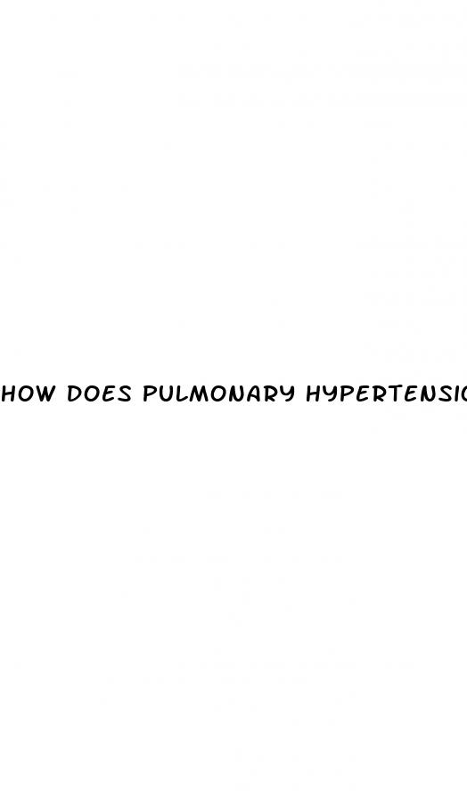 how does pulmonary hypertension develop
