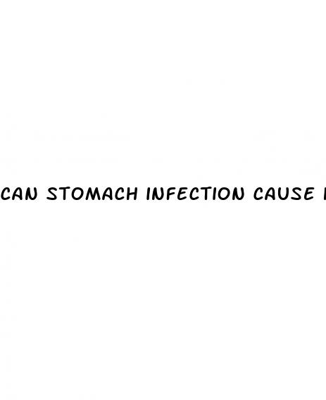can stomach infection cause high blood pressure
