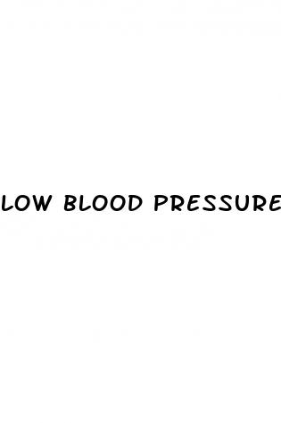 low blood pressure acne