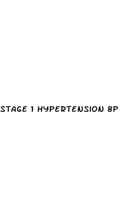 stage 1 hypertension bp