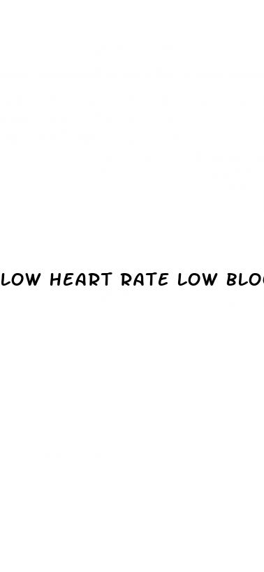 low heart rate low blood pressure dizziness