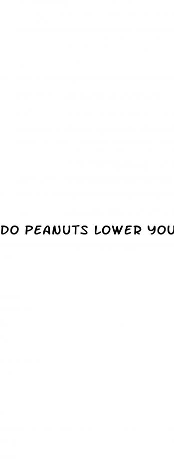 do peanuts lower your blood pressure