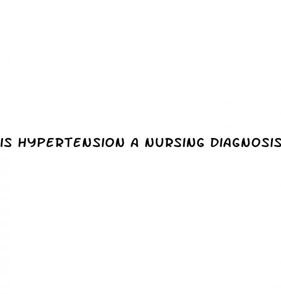 is hypertension a nursing diagnosis