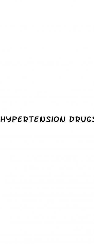 hypertension drugs side effects