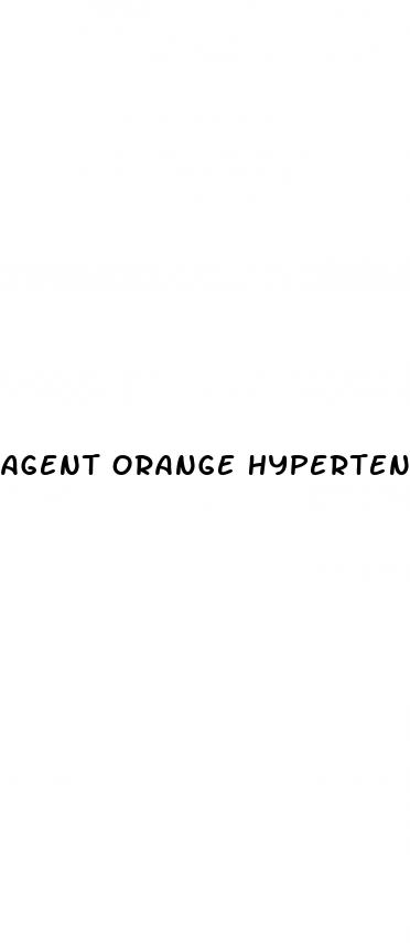 agent orange hypertension rating