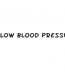 low blood pressure low sodium