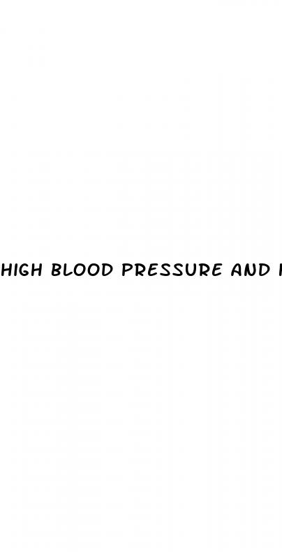 high blood pressure and high pulse causes