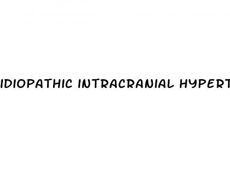 idiopathic intracranial hypertension without papilledema treatment