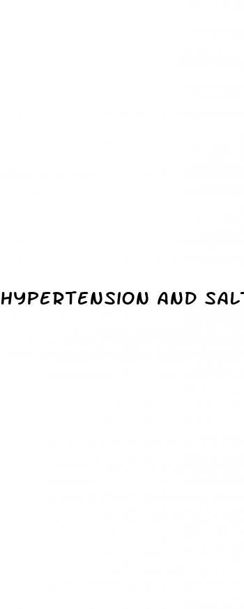 hypertension and salt restriction