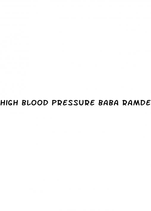 high blood pressure baba ramdev