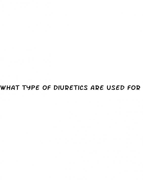 what type of diuretics are used for hypertension
