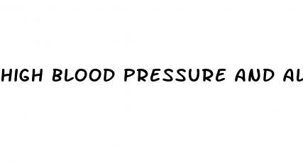 high blood pressure and allergy meds