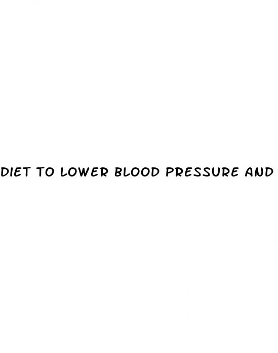 diet to lower blood pressure and diabetes
