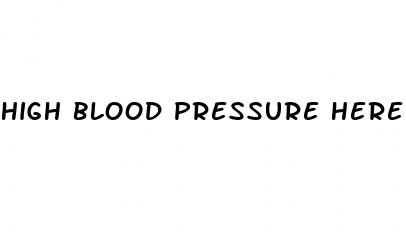 high blood pressure hereditary or not