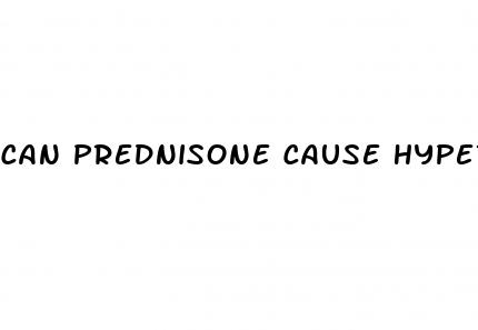 can prednisone cause hypertension