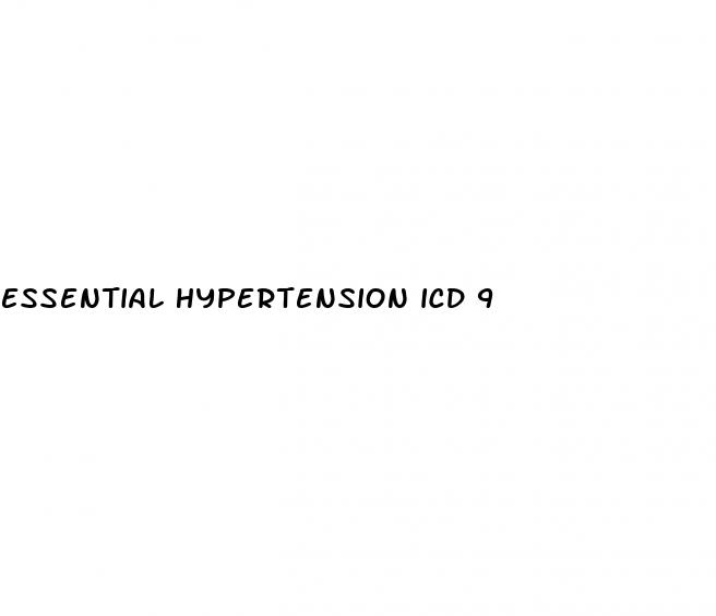 essential hypertension icd 9