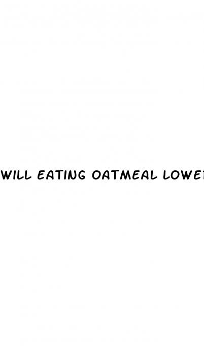 will eating oatmeal lower blood pressure