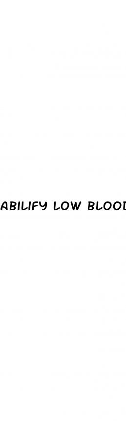 abilify low blood pressure