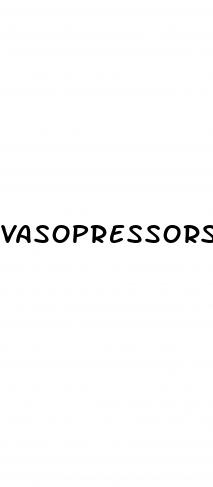 vasopressors for low blood pressure