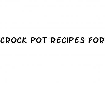 crock pot recipes for high blood pressure