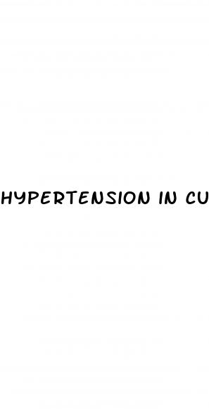 hypertension in cushing s syndrome
