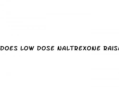 does low dose naltrexone raise blood pressure
