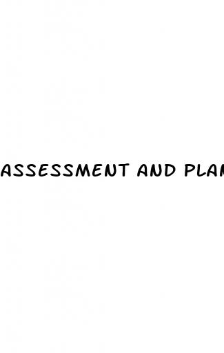 assessment and plan for hypertension