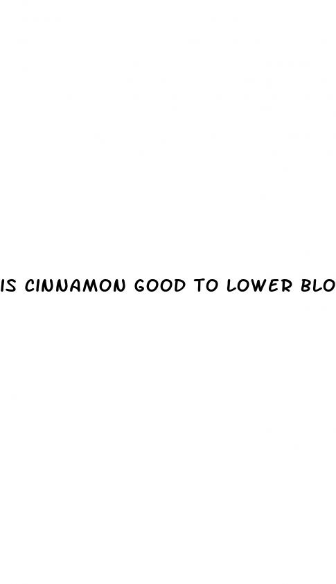is cinnamon good to lower blood pressure