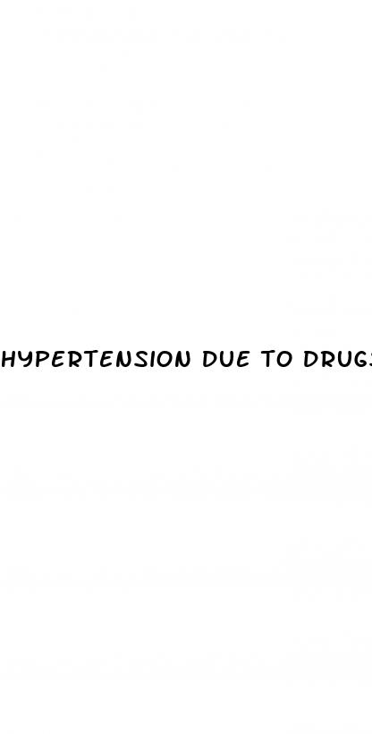 hypertension due to drugs icd 10