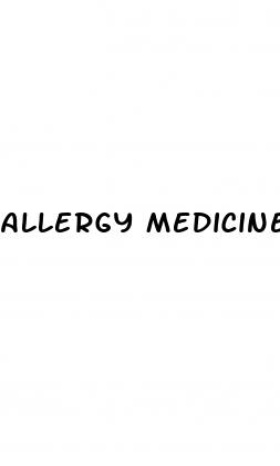 allergy medicine when you have high blood pressure