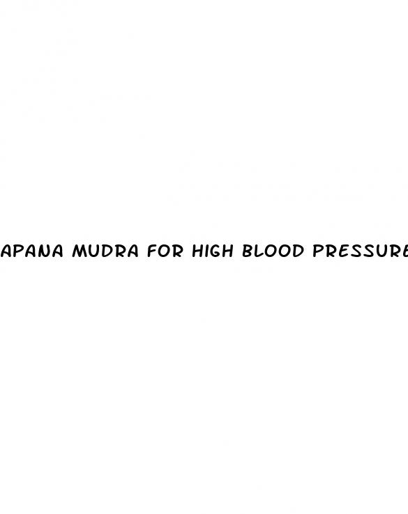 apana mudra for high blood pressure