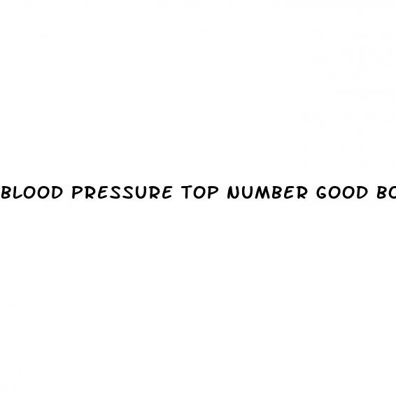 blood pressure top number good bottom number high